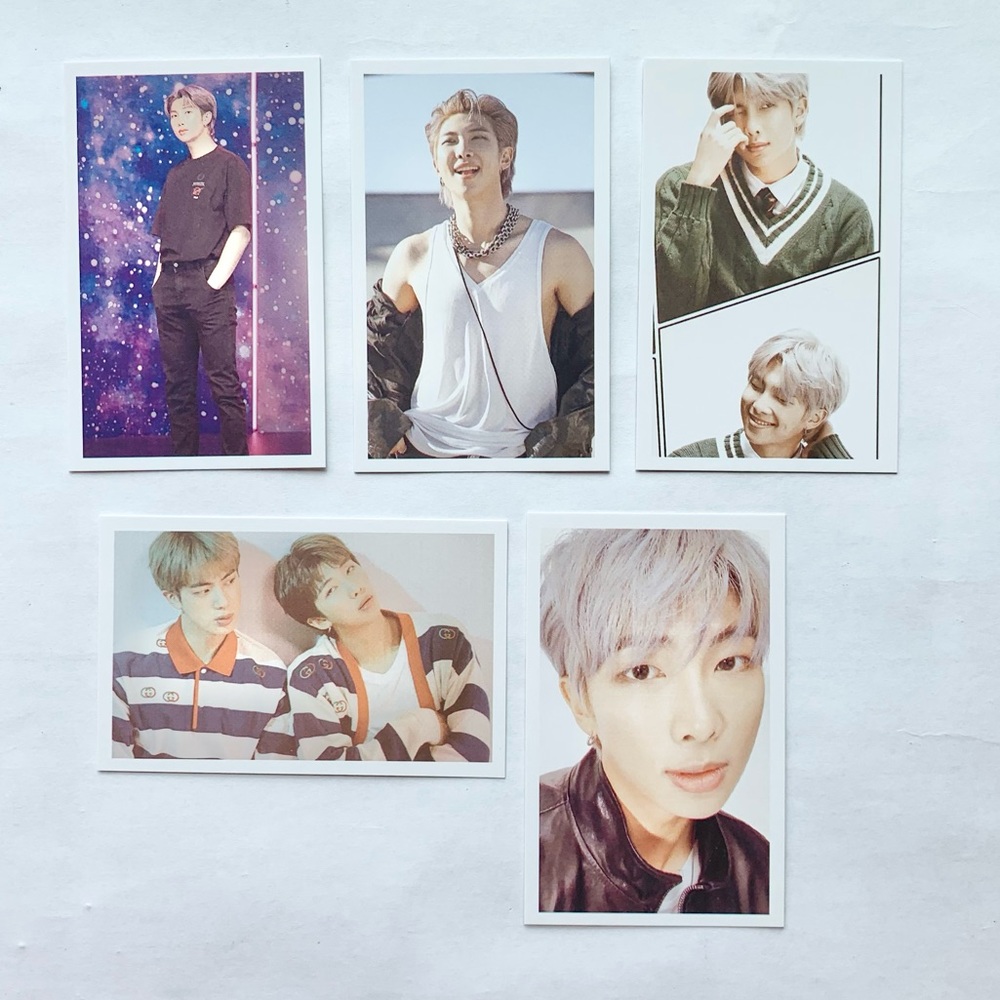 RM Namjoon BTS Bangtan Boys Photocards Lot of 5